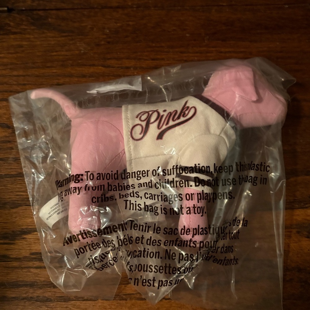 Victoria’s Secret Pink Plush Dog Varsity